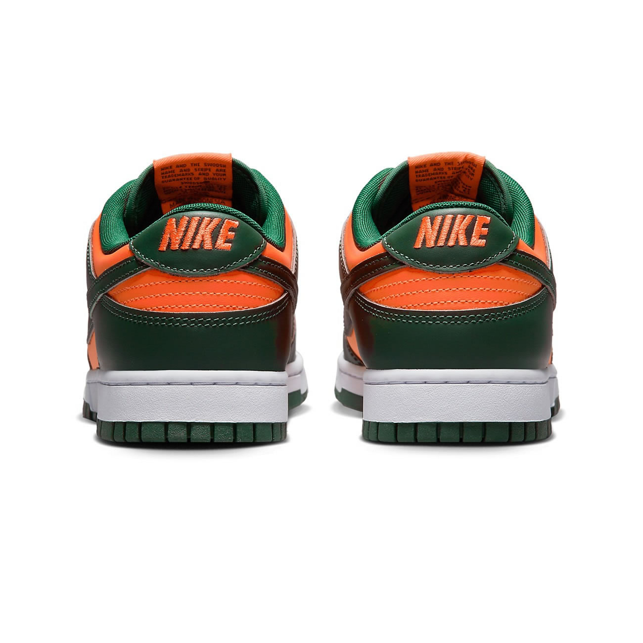 Nike Dunk Low Miami Hurricanes Dd1391 300 (5) - newkick.vip